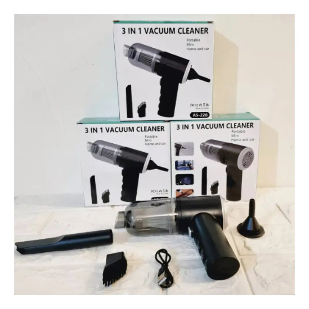 Mini Aspiradora Recargable 3 En 1